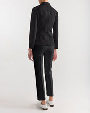 Oliver Jacket in Black Big Dot