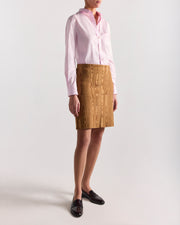 Ava Skirt in Grain Moiré