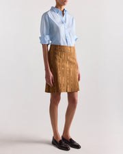 Ava Skirt in Grain Moiré