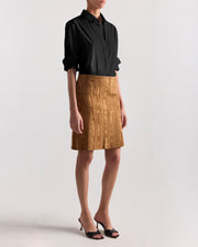 Ava Skirt in Grain Moiré