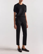 Janis Top in Tipped Black