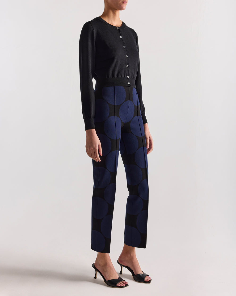 Pax Pant in Black Combo Big Dot
