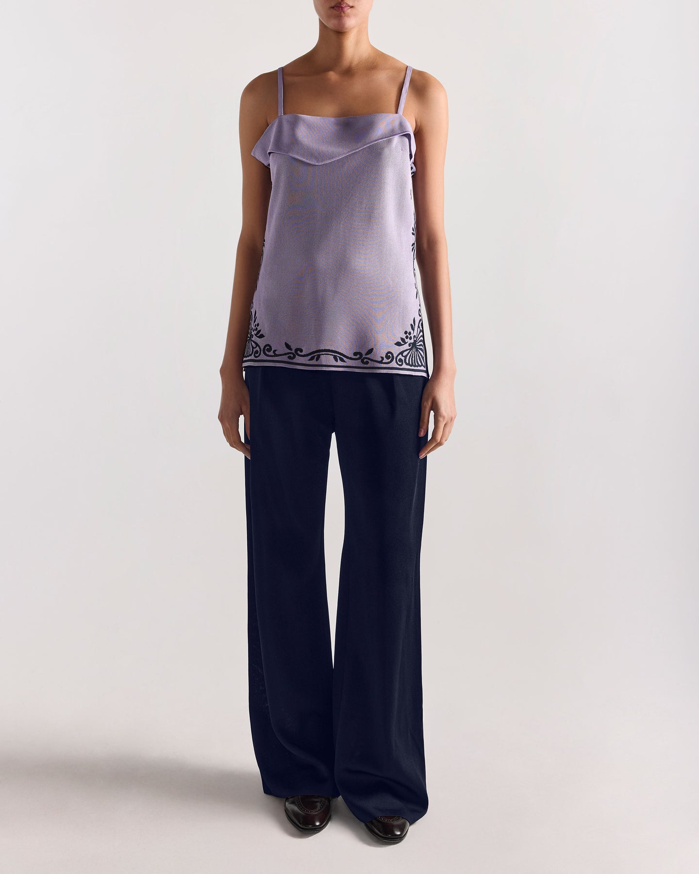 Slinky Jess Top in Lilac Combo