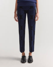 Louis Pant in Black Combo Big Dot
