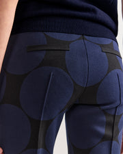 Louis Pant in Black Combo Big Dot