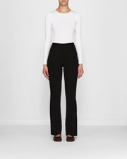 Long Kick Pant in Black