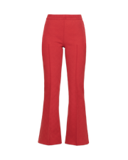 Long Kick Pant in Red