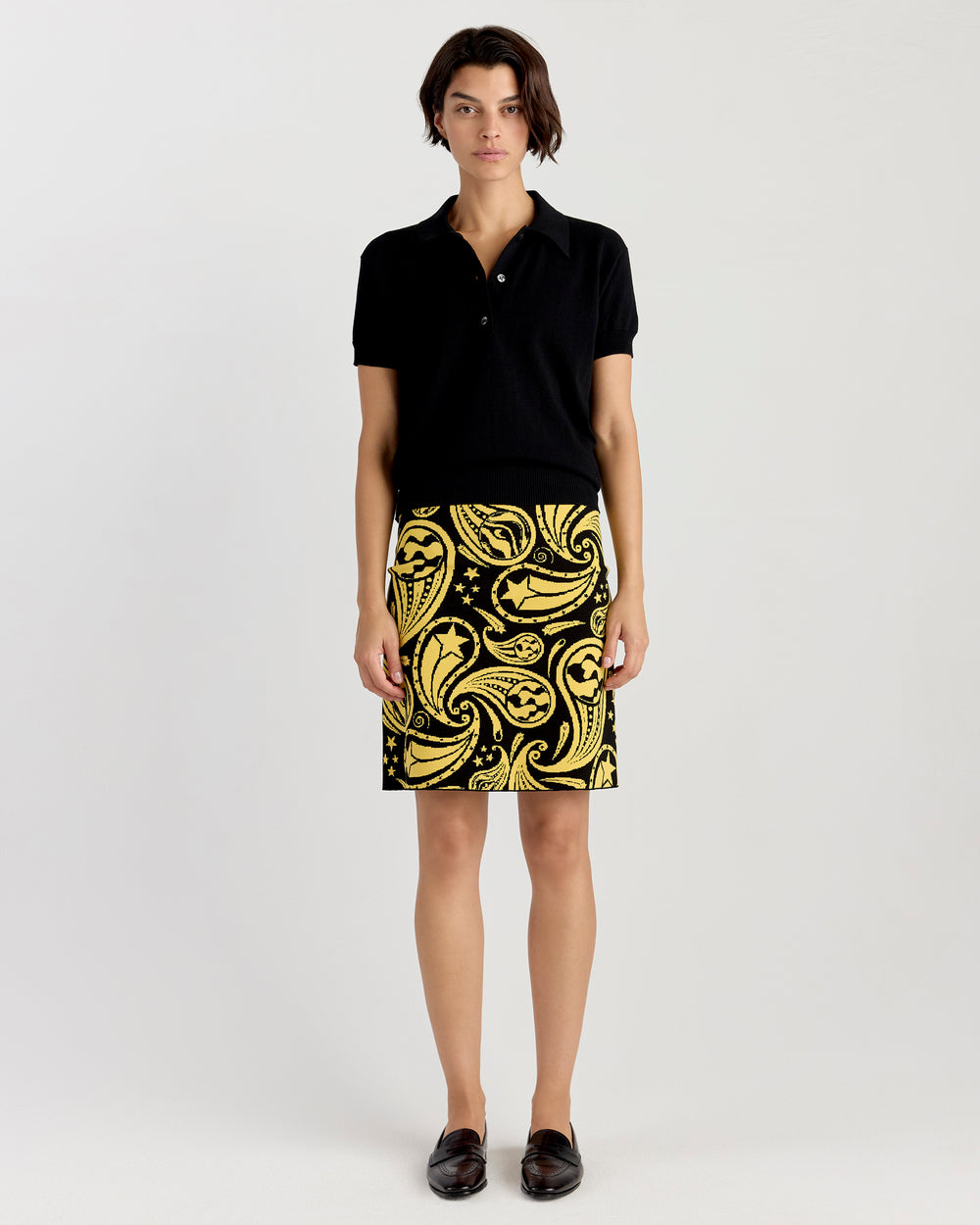 Court Polo in Black