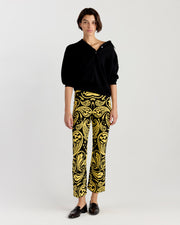 Elyse Oversized Polo in Black