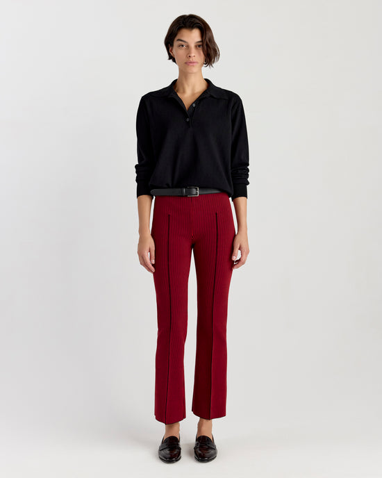 Slinky Evie Pant in Ruby