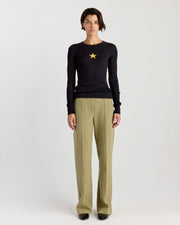 Evie Pant in Khaki Corduroy