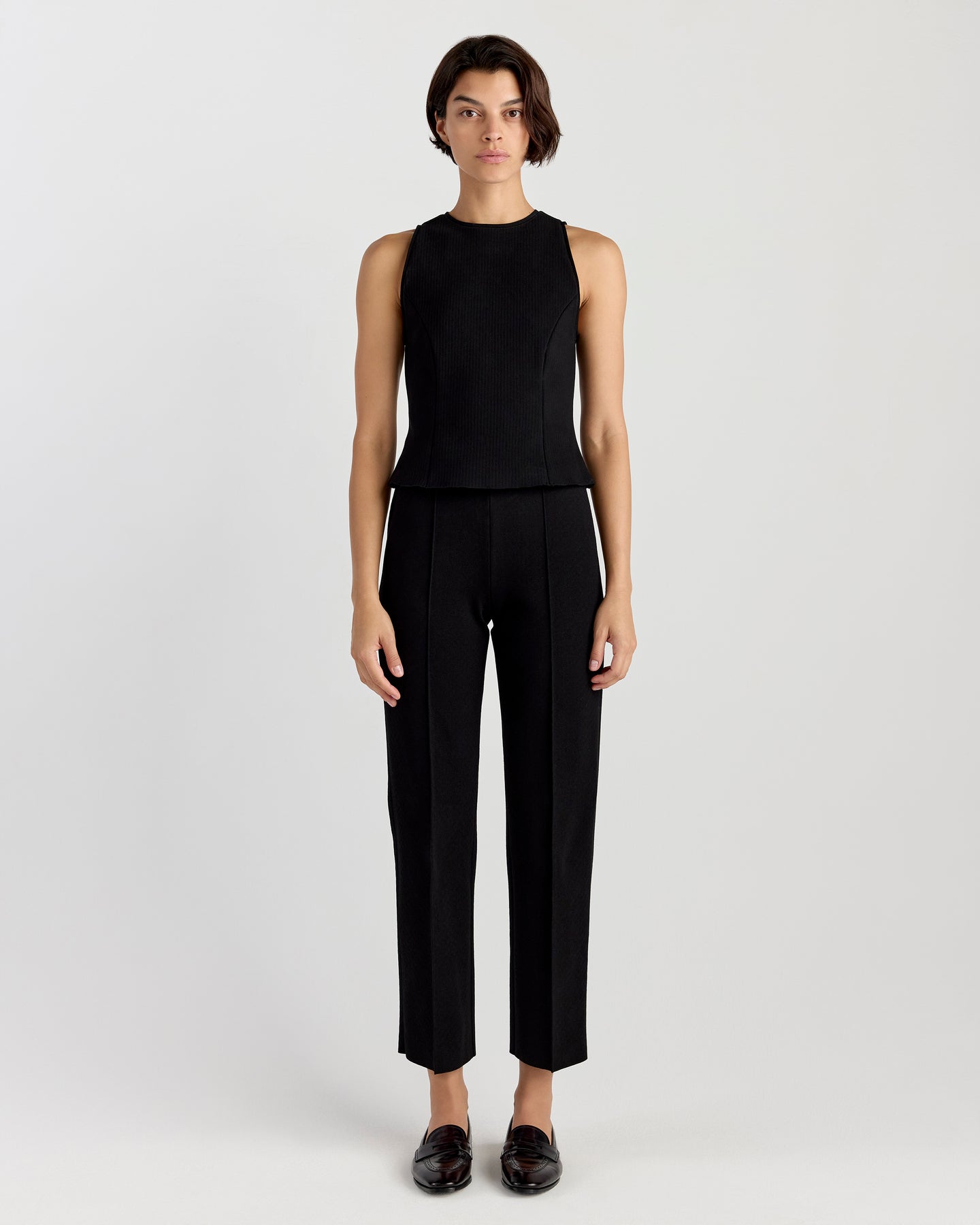 Shane Pant in Black Mini Check