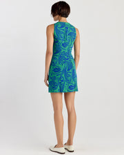 Isla Dress in Kelly/Royal Cosmic Paisley