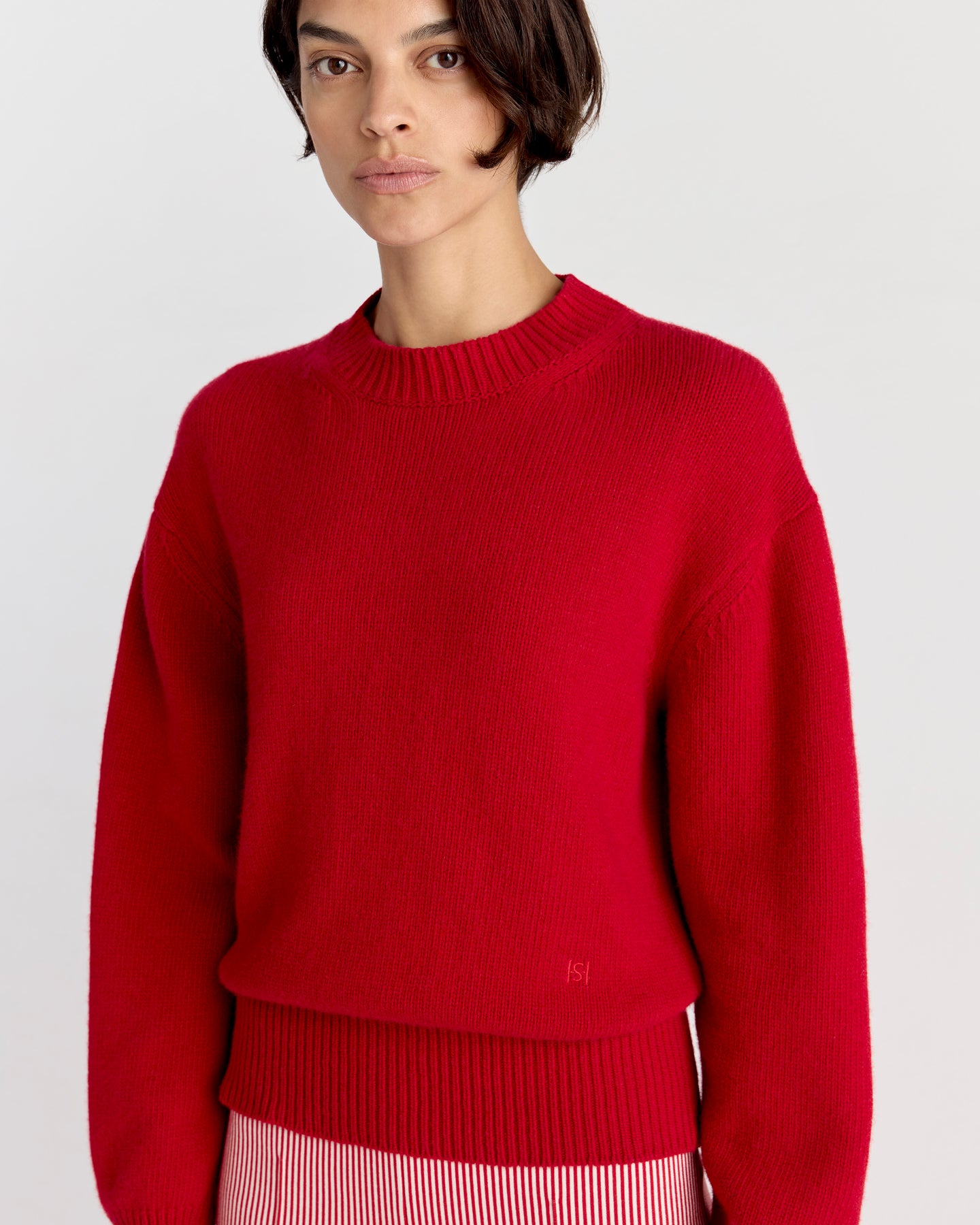 Haley Sweater in Red
