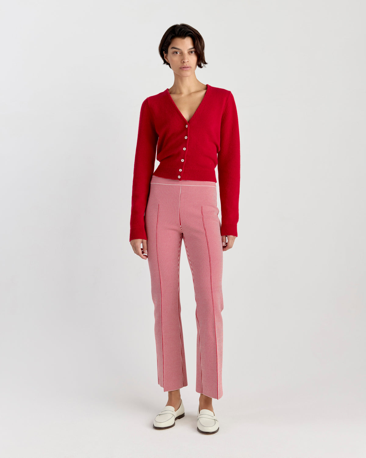 Cardi Cardigan in Red