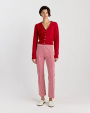 Cardi Cardigan in Red