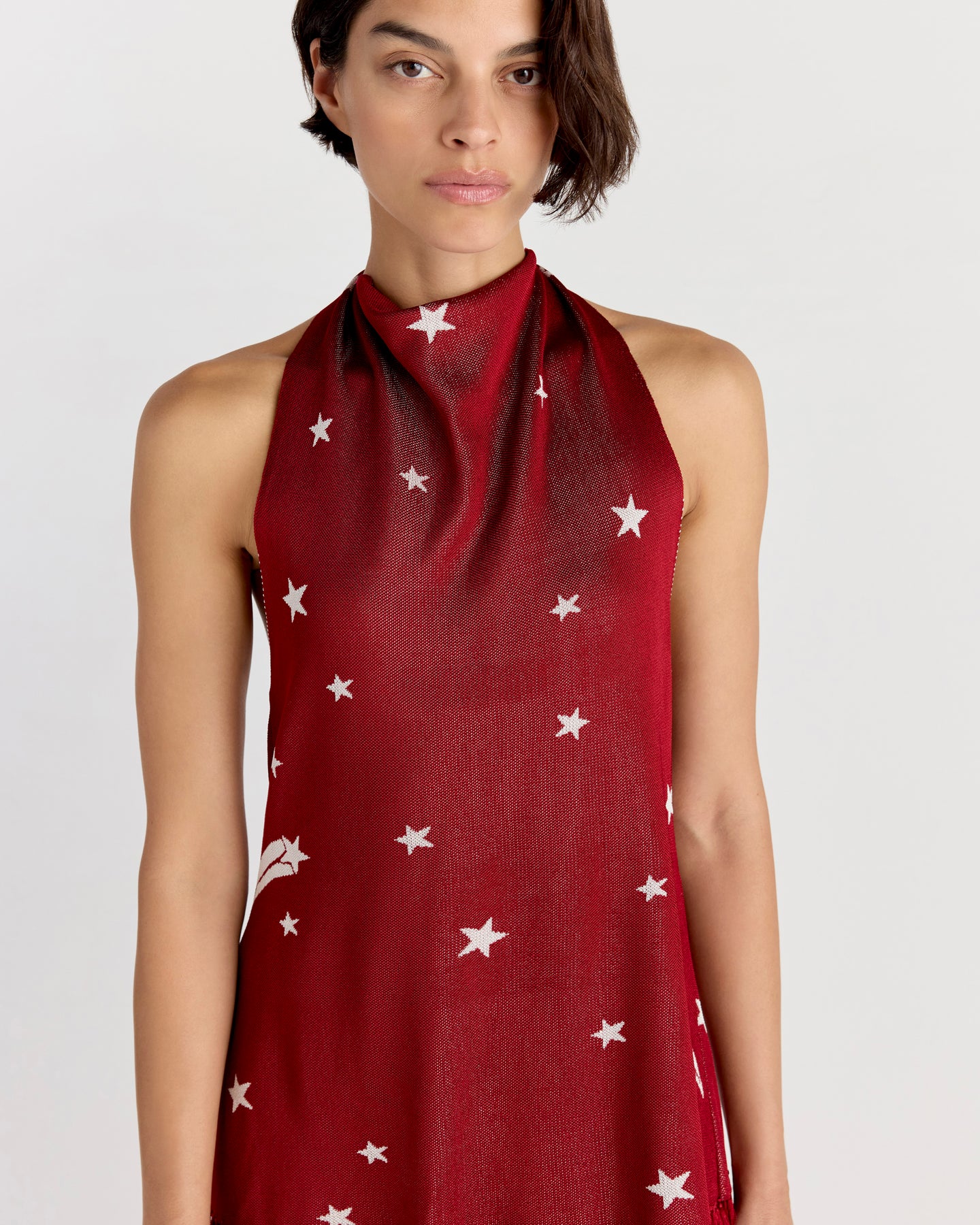 Tai Halter in Ruby/Ivory