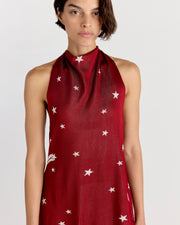 Tai Halter in Ruby/Ivory