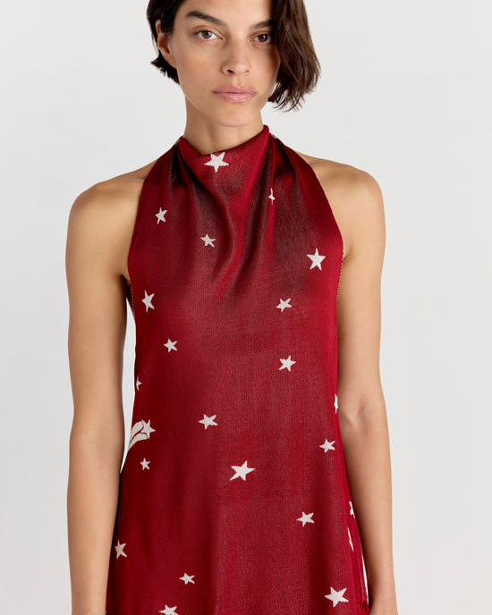 Tai Halter in Ruby/Ivory