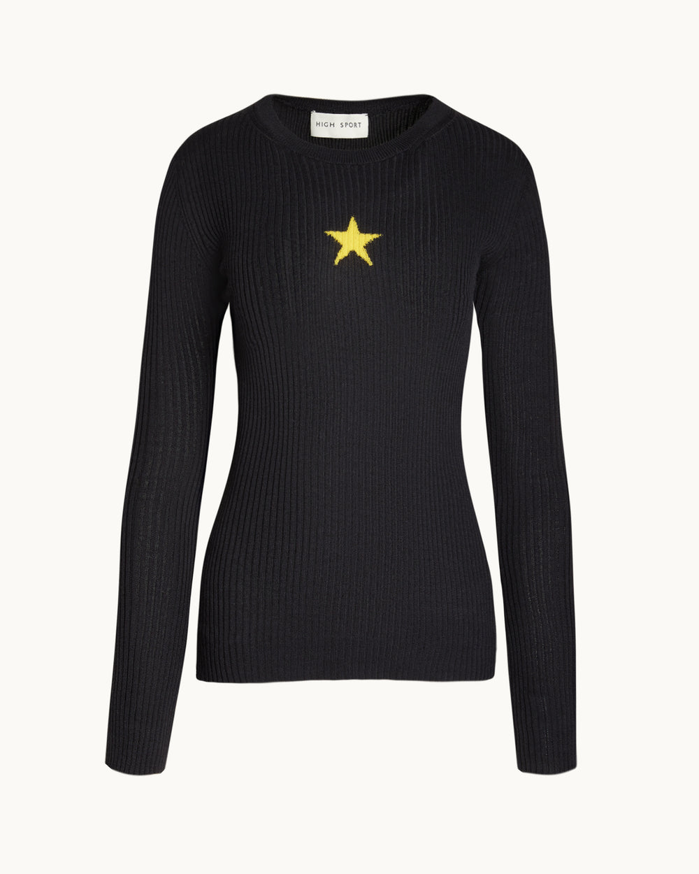 Marie Sweater in Graphite/Yellow