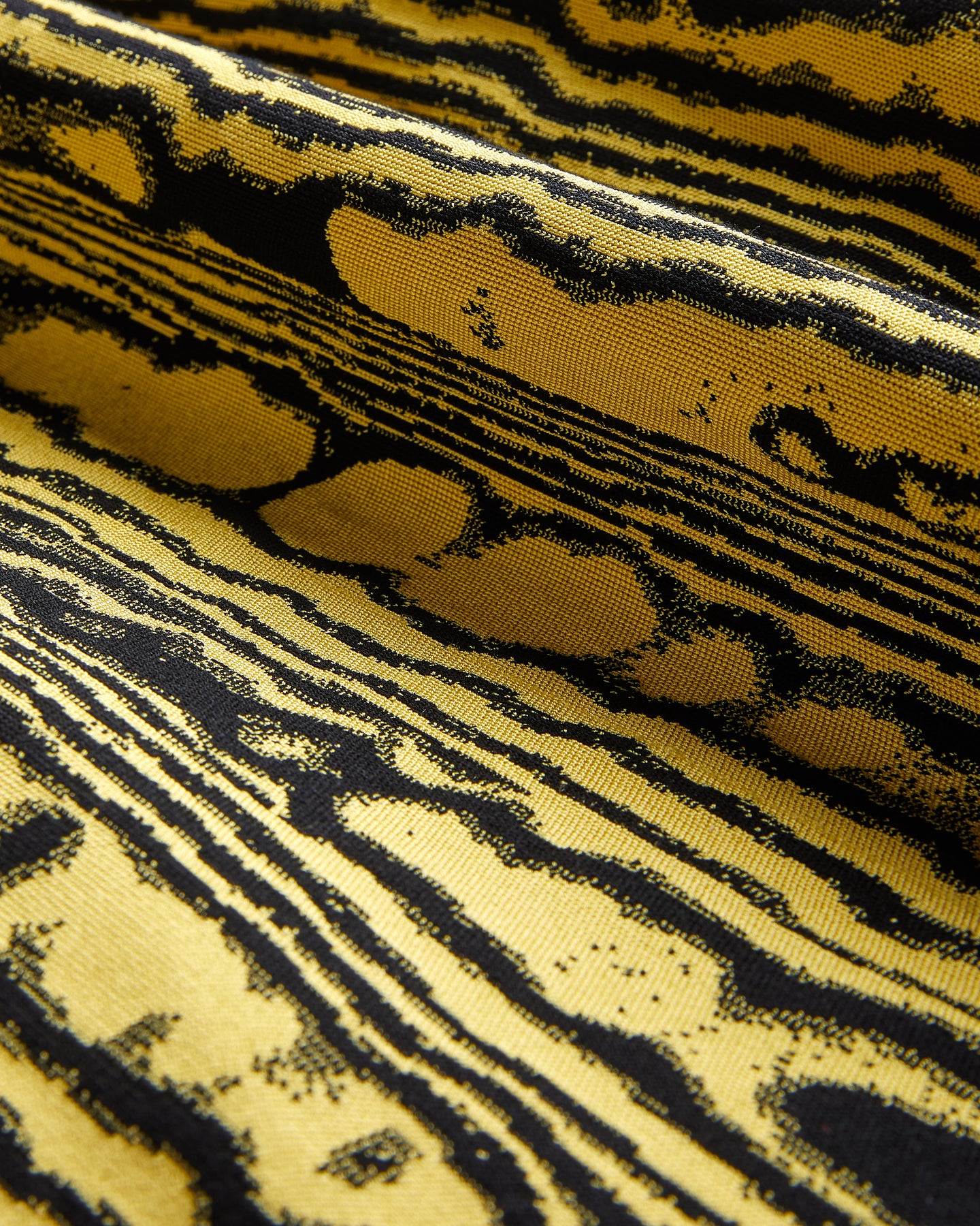 Stella Dress in Black/Yellow Moire