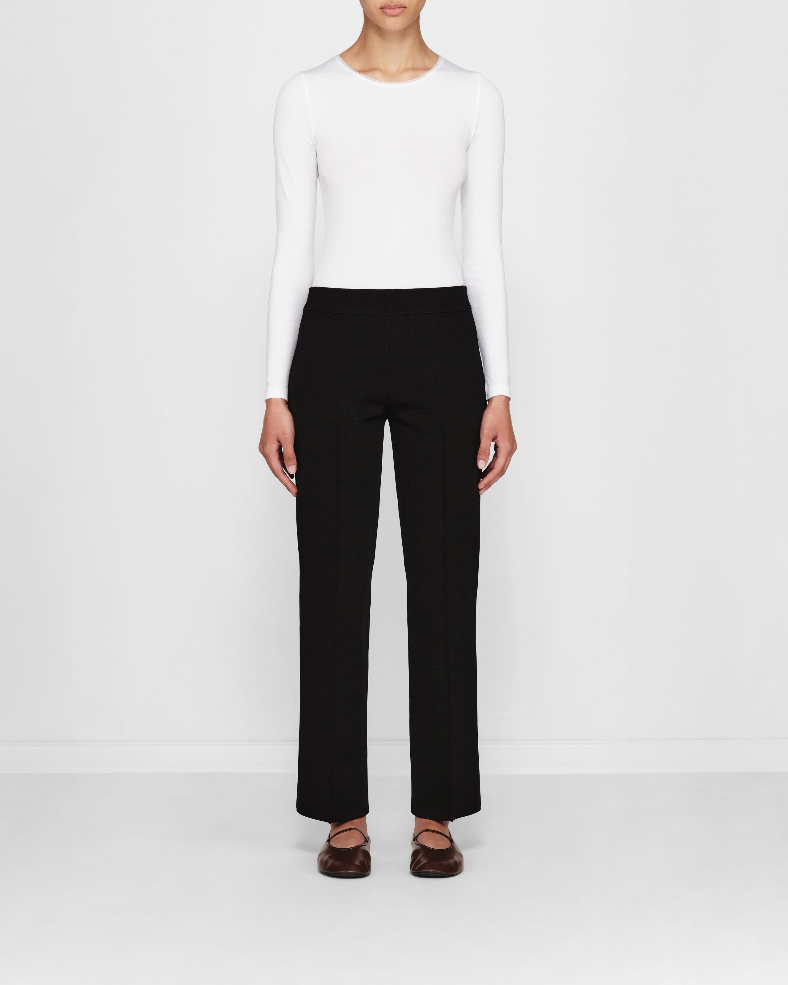 NSFW Jules Pant in Black Viscose | High Sport