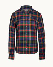 Kurt Shirt in Hunter/Royal Plaid