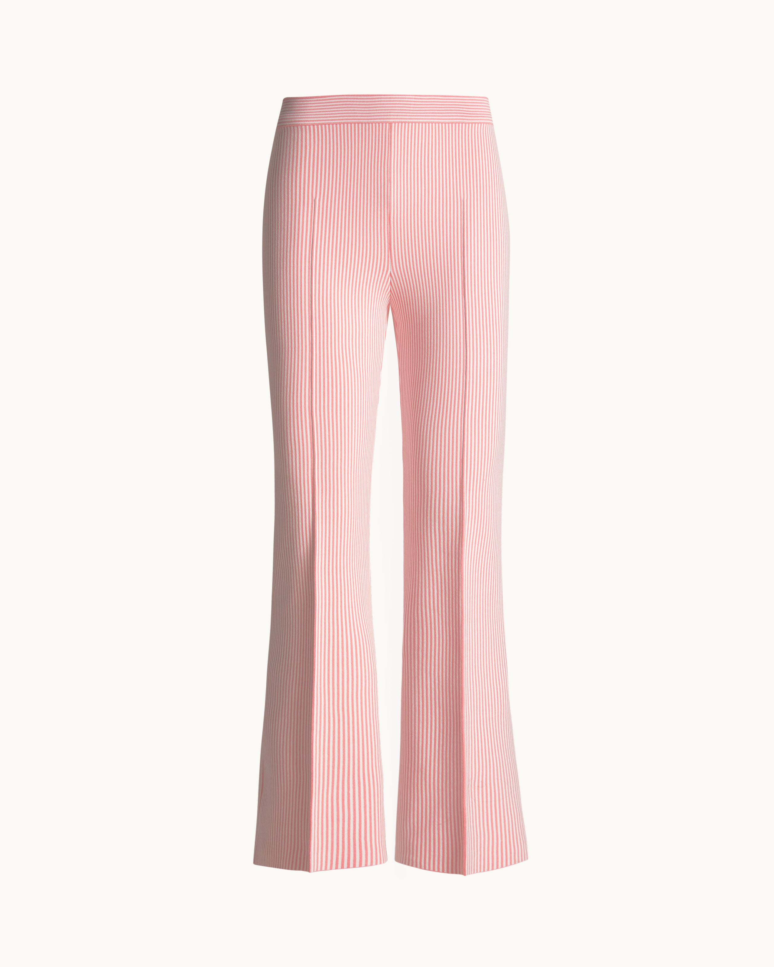 Kick Pant in Pale Pink Seersucker