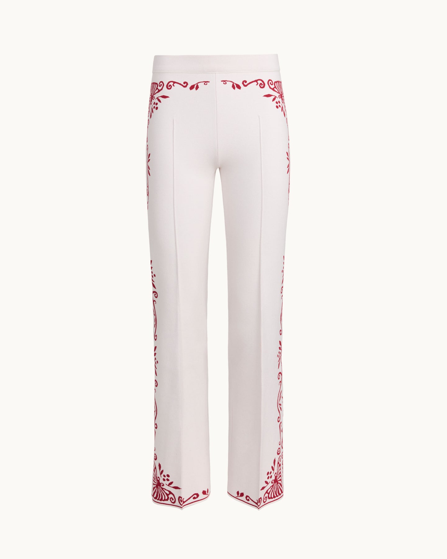Scroll Pant in Ivory Combo