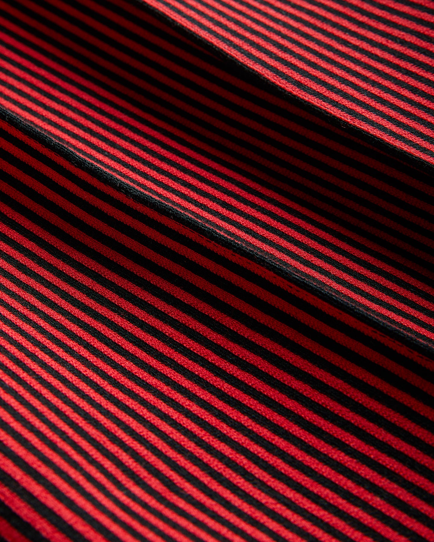 Kick Pant in Black/Red Seersucker