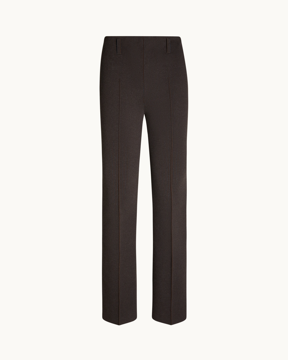 Luke Pant in Charcoal/Chocolate Seersucker