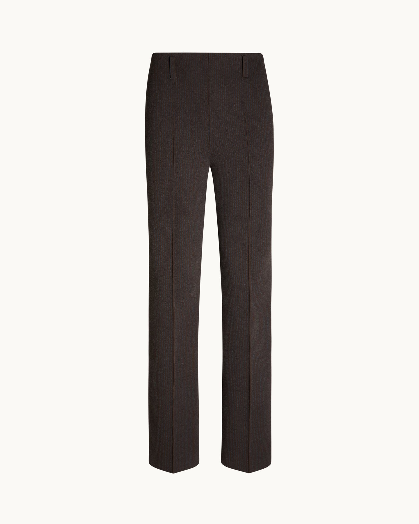 Luke Pant in Charcoal/Chocolate Seersucker