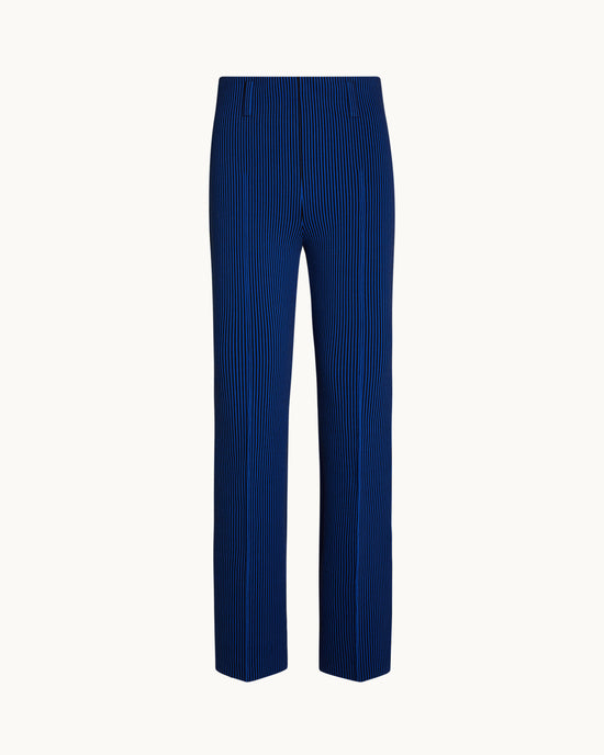 Luke Pant in Royal/Black Seersucker
