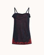 Slinky Jess Top in Dark Navy Combo