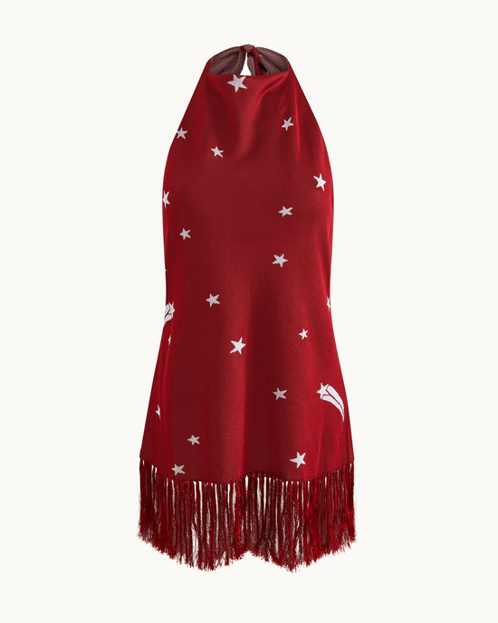 Tai Halter in Ruby/Ivory