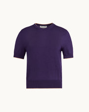 Janis Top in Tipped Grape