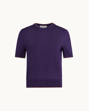 Janis Top in Tipped Grape