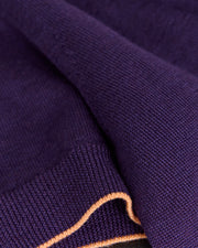 Janis Top in Tipped Grape