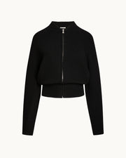 Velma Zip Up in Black