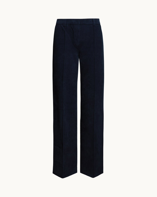 Corduroy Devon Pant in Dark Blue