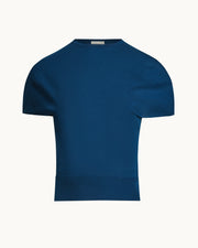 Jersey Crepe Dylan Top in Midnight