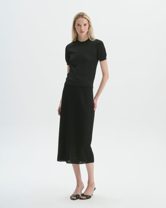 Slinky Eden Tee in Black