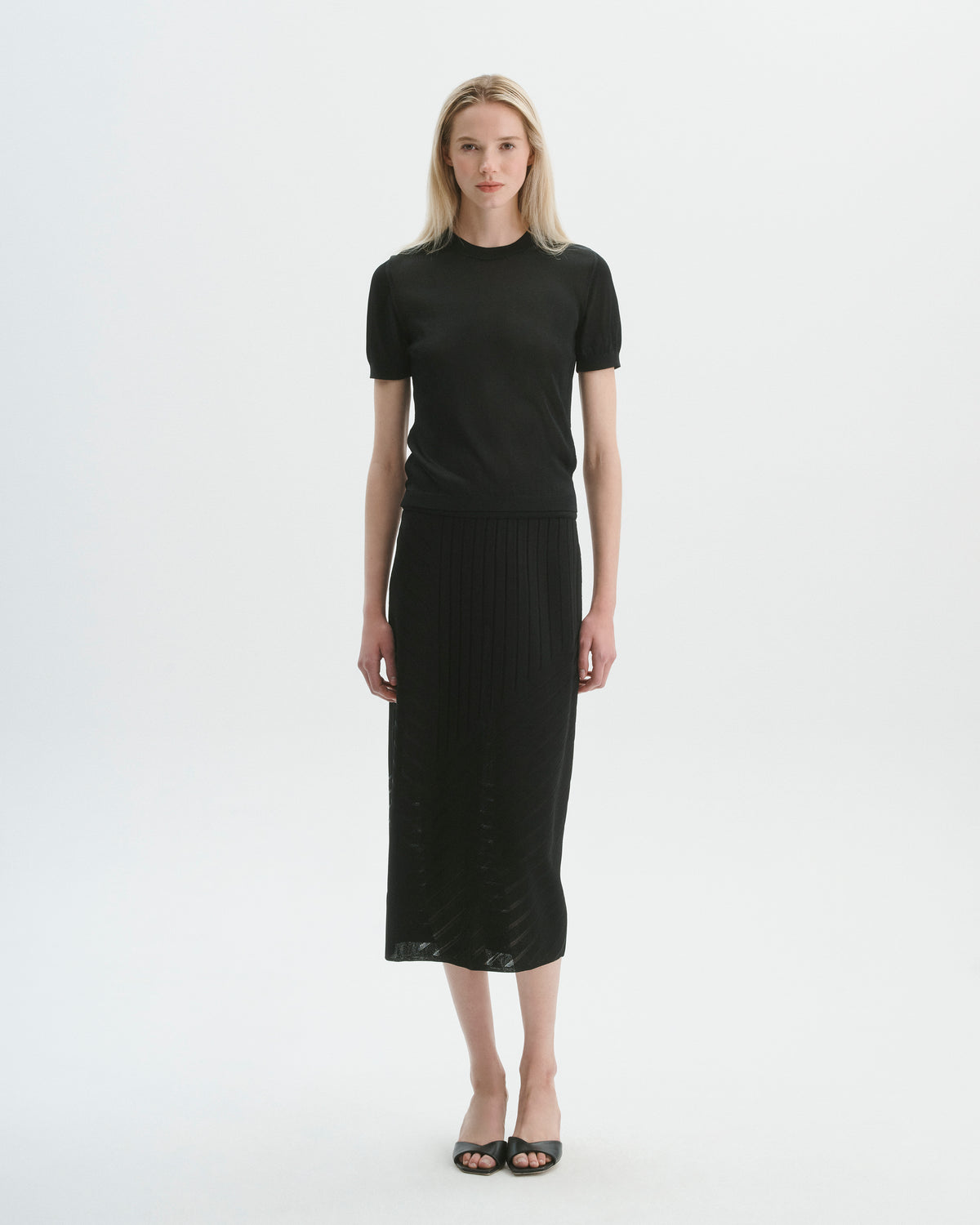 Slinky Eden Tee in Black