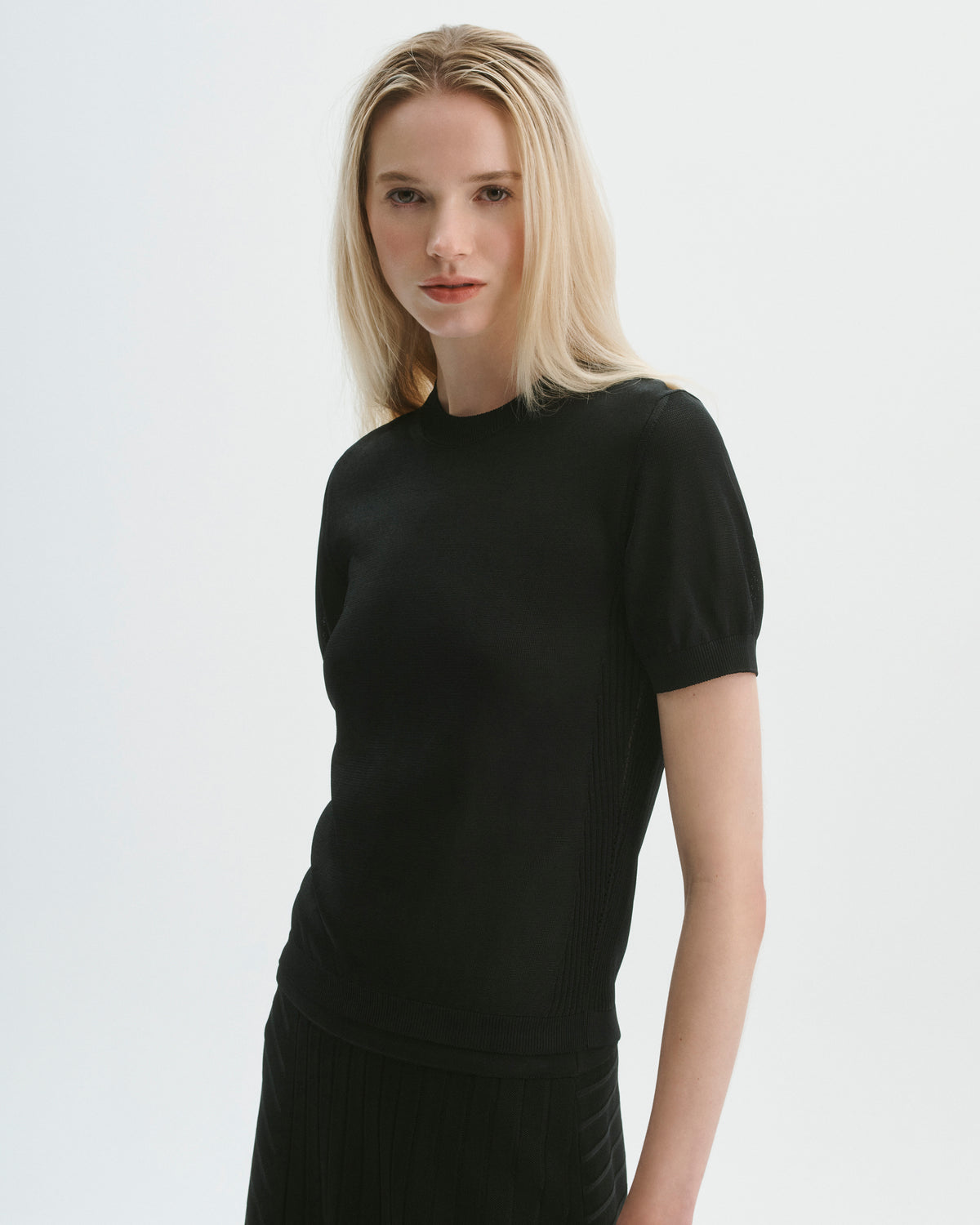 Slinky Eden Tee in Black