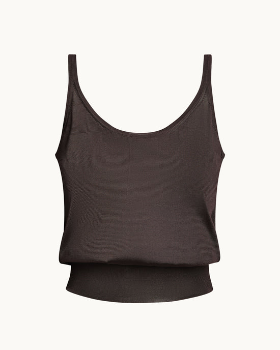 Slinky Jersey Keats Tank in Bitter