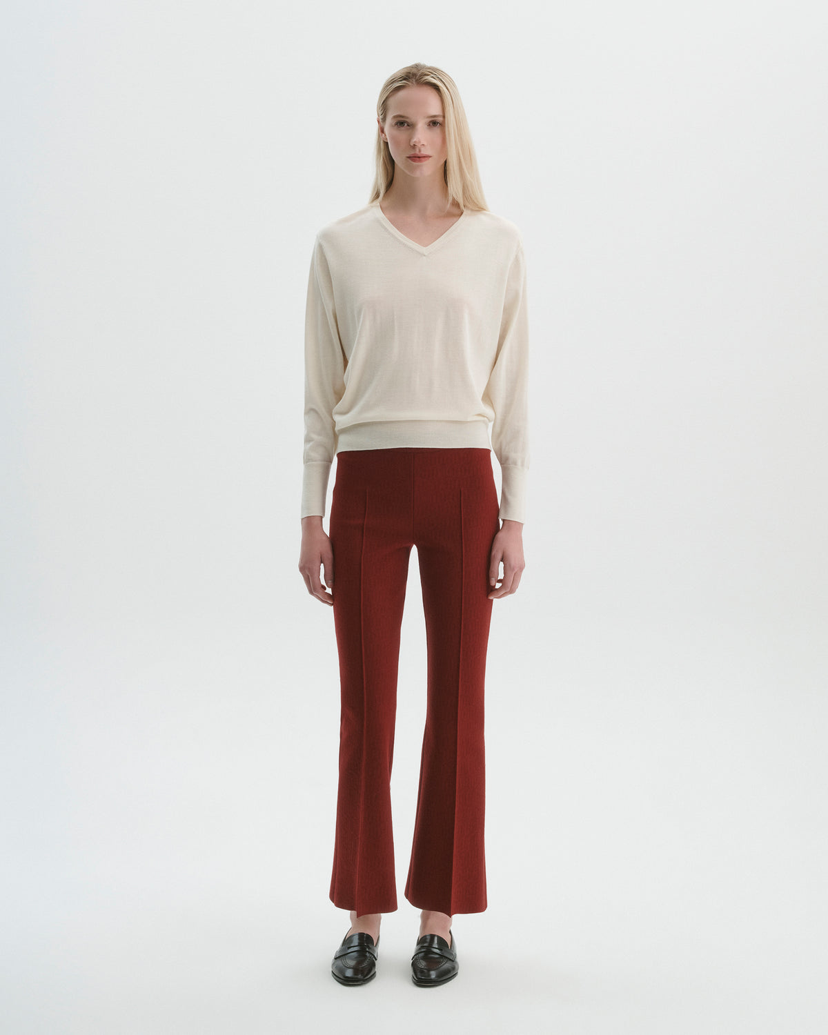Kick Pant in Merlot