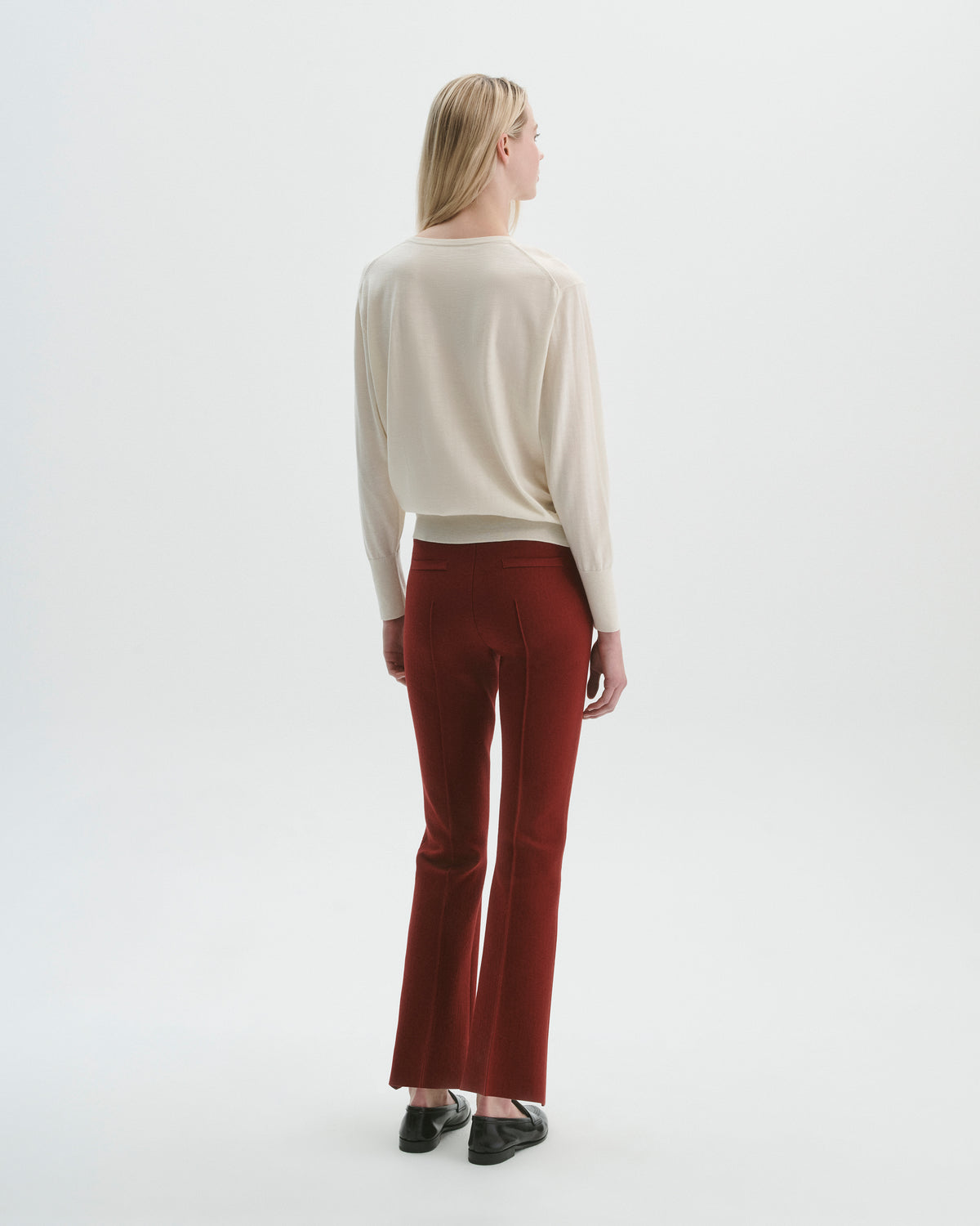 Kick Pant in Merlot