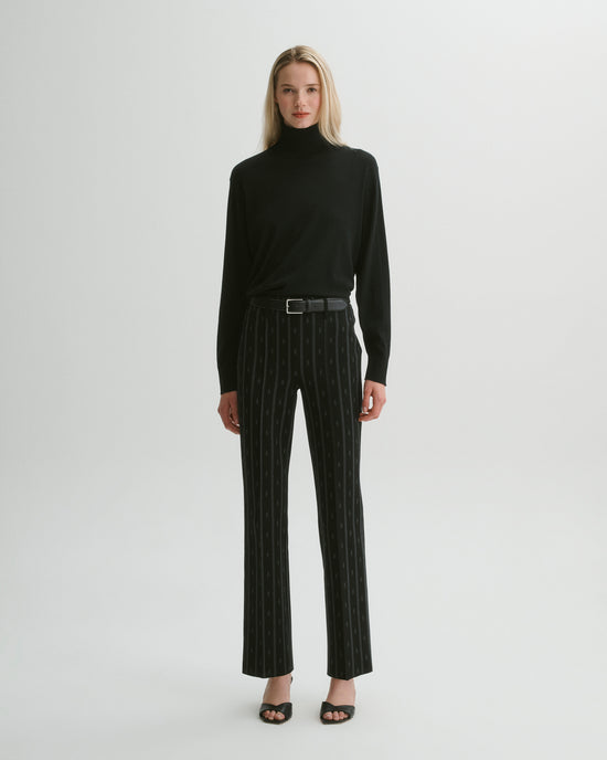 Luke Pant in Black/Charcoal Arrow Stripe