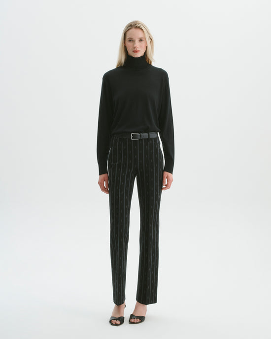 Luke Pant in Black/Charcoal Arrow Stripe
