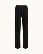 Luke Pant in Black/Charcoal Arrow Stripe